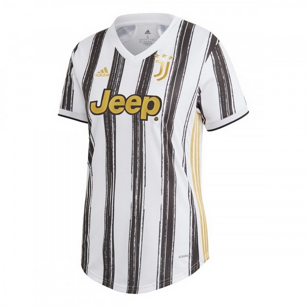 Camiseta Juventus Primera equipo Mujer 2020-21 Negro Blanco